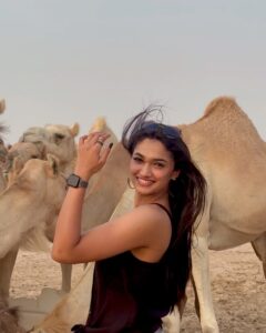 Reeshma Nanaiah Instagram - Dunes, dust, and desert dreams 🏜️
@visitabudhabi 
.
.
.
.
.
#InAbuDhabi #desertsafari #desertlife #ad