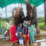 Rekha Krishnappa Instagram - Temple run and some blessings And some family time ❤️ @roopabhattacharjee @reenierahul @aaryanaadithya Sringeri Sharada Peetham