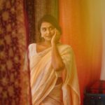 Remya Nambeesan Instagram - “MOHAM” She dwells in a wistful echo, of an old school self. Her heart like a brass vessel, cradling ancient memories. She waltzes between two realms, a dance of time beneath the sun. Photography - @plan.b.actions HMUA - @jo_makeup_artist Concept & Styling - @arjun_vasudevs Styling team - @_anaaaaan_ Saree - @roukabysreejithjeevan Ernakulam City, Kerala
