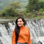 Rhea Sharma Instagram - Captivated by the symphony of water and rocks 🎶 #nature #chasingwaterfalls