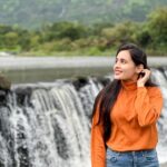 Rhea Sharma Instagram - Captivated by the symphony of water and rocks 🎶 #nature #chasingwaterfalls