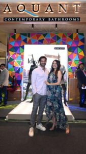 Rochelle Rao Instagram - FOAID 2023 saw Rochelle & Keith marveling at the newly launched designs of Aquant. In search for impeccable faucet finishes, the couple decided to renovate their bathspace with Aquant. The new launches by Aquant have reinvented luxury for the sanitaryware and bath fitting industry.

#Aquant #FOAID #ContemporaryBathrooms #SanitaryWare #PremiumBathroomFittings #NewLaunch #TrendyCollection