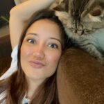 Roshmi Banik Instagram – That was a cat–astrophe ! 🐾
.
.
@raysthebar69 
.
#cat #catsofinstagram #petlovers #love #catmom #oscar #babygirl #cute