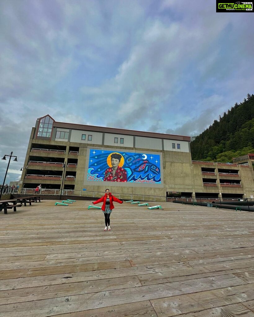 Rubina Dilaik Instagram - “Little Miss Red Riding Hood “….. Juneau, Alaska