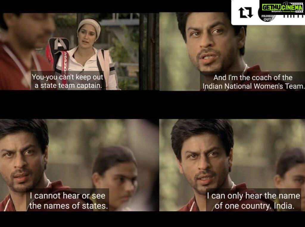 Sagarika Ghatge Instagram - Who remembers this scene ? My most favourite and also my very first scene in front of the camera !!! #nostalgic #chakedeindia #forevergrateful 🙏