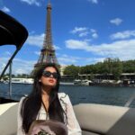 Samiksha Jaiswal Instagram - Give me fresh flowers and an old love.🥀 @greenrivercruises this was such an experience. Cruising through the heart of paris on the stunning seine river.✨ #seine #cruise #paris #greenrivercruise #seineriver #instagood Seine River Cruise