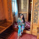 Samiksha Jaiswal Instagram - This beautiful houseboat was such an experience! From detailed interiors of the houseboat to the view of nigeen lake,it was all surreal. I should mention it took them 8 years to build this houseboat with such detailed wood work. Thank you for hosting me and my family MASCOT HOUSEBOAT. You were such a great host! I’ll be coming back!❤️ Outfit: @athenalifestyle.in Styling: @styling.your.soul Brandpr: @socialpinnaclepr #sringar #kashmir #houseboat #mascothouseboat #nigeenlake #travel #instagram