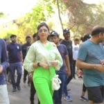 Sapna Vyas Instagram - I'm so happy to have been part of such an incredible event. Prarambh - the walkathon was organized by L.D. College of Engineering as it entered its 75th year. The culture, comredary and pride for institute amongst the almuni, students, profs and principal ma’am was the core of the event.