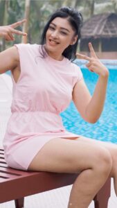 Sapna Vyas Instagram - Life is way better sitting by the pool. @nattikabeachayurvedaresort
.
.
.
.
.
.
.
.
.
.
#swimmingpool #water #pool #kerala #pinkdress #holiday #holidays #resort #beachresort #smile