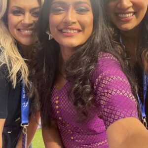 Sastika Rajendran Instagram - Ten minutes into the first game. We are still here ❤️😅

#ILT20