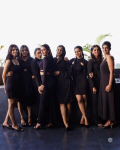 Sastika Rajendran Instagram - Happy New Year 2022 from us to you! 

Posted @withregram • @swetha.raghul My ladies and I all decked up in black with the man who made us look so good in frame, @kavinmanoharan.photography 🕴️
~
• A U L D  L A N G  S Y N E •
/ˌɔːld laŋ ˈsʌɪn/

This Scottish ballad, synonymous to the birth of the new year in many parts of the world, loosely translates to 'for old time's sake'- thus capturing the essence of this new year's in all its beauty, and evoking a sense of nostalgia and friendship about being with the ones you love at the start of a new year! How beautiful is that? ✨
_
Project credits : 

Photography- @kavinmanoharan.photography 
Concept & styling - @swetha.Raghul 
Makeup & hair - @makeupandhairbysagallya
Models - @tikka995 @sastika_rajendran @nivi_pan  @janani_saba @dreamkatcher08
Location - @hashsixhotels
_
.
.
.
#SwethaRaghul #stylingwithsr #styleinspiration #stylist #fashionconsultant #fashion #fashionstylist #chennai #stylecuration #coimbatore #design #designer #wardrobe #clothing #fashionphotography #blogger #fashionblogger #personalstyling #christmas #festiveseason #newyear #2022 #auldlangsyne #newyearseve