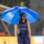 Sastika Rajendran Instagram - Wednesday’s (not so) blue! 💙🦋☔️⛈️ #Wednesday #tnpl2023 #tnpl #NammaOoruNammaGethu NPR Group of Institutions