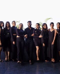 Sastika Rajendran Instagram - Happy New Year 2022 from us to you! 

Posted @withregram • @swetha.raghul My ladies and I all decked up in black with the man who made us look so good in frame, @kavinmanoharan.photography 🕴️
~
• A U L D  L A N G  S Y N E •
/ˌɔːld laŋ ˈsʌɪn/

This Scottish ballad, synonymous to the birth of the new year in many parts of the world, loosely translates to 'for old time's sake'- thus capturing the essence of this new year's in all its beauty, and evoking a sense of nostalgia and friendship about being with the ones you love at the start of a new year! How beautiful is that? ✨
_
Project credits : 

Photography- @kavinmanoharan.photography 
Concept & styling - @swetha.Raghul 
Makeup & hair - @makeupandhairbysagallya
Models - @tikka995 @sastika_rajendran @nivi_pan  @janani_saba @dreamkatcher08
Location - @hashsixhotels
_
.
.
.
#SwethaRaghul #stylingwithsr #styleinspiration #stylist #fashionconsultant #fashion #fashionstylist #chennai #stylecuration #coimbatore #design #designer #wardrobe #clothing #fashionphotography #blogger #fashionblogger #personalstyling #christmas #festiveseason #newyear #2022 #auldlangsyne #newyearseve