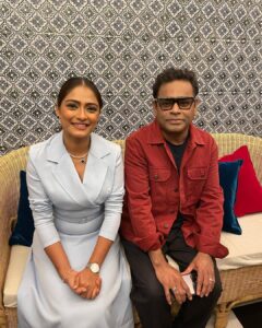 Sastika Rajendran Instagram - I think I left my heart there! 🍀🧿

எல்லா புகழும் @starsportstamil-கே 🪅

Second single #JiguJiguRail of #Maamannan releases today. ARR sir has done something he is never done before. 
The #mukkalamukabula kid in me is eager and excited for it. 🕺 

@arrahman @mariselvaraj84 

Also, watch them spill the beans on how, when and why this happened and their love for cricket on #CricketLive on @starsportstamil tomorrow 💫💫💫