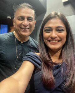 Sastika Rajendran Instagram - Fan-girl today with the fan-boy of yesterday 🥳🥳🥳

#BetterTogether #ipl2023