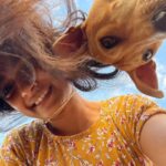 Sastika Rajendran Instagram - Missing this bitch a little extra today 🐶 👧 @scampitales ❤️❤️❤️ Coimbatore, Tamil Nadu