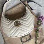 Sayantani Ghosh Instagram - 💞What do we think ? 👀🥰 . Ok Leme confess, my recent obsession with handbags is real 🫣 But this one is special .. as it's my gift to myself on my bday (which is round the corner n kyunki main apni fav hoon 😍) I love birthdays . And every year I try gifting myself something special .. and this year being my 40th ( yes i will be embarking on the fab 40's) I m gonna pamper myself a bit more 🤩 I instantly fell in love with the GG Marmont half moon shaped mini bag by @gucci .. It's pretty,I love the half moon shape,it's chic n it's classy 🥰 Can't wait to wear it .. Just wanted to share my excitement with you guys .. Do u like it ?? 🎊 Comment below * This bag is self purchased and this is not a part of any promotion .. . #gucci #gucciindia #newbag #guccibag #guccigang #unboxing #unboxings #unboxingreels #hardearnedmoney #bagsofinstagram #luxury #luxurylifestyle #bagunboxing #unboxwithme #luxuryhandbags #birthday #virgo #instalike #love #sayantanighosh 💞