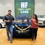 Shalu Shammu Instagram - I always had a dream of buying a premium car. Now my dream has come to an reality. Finally Proud to say I got my Jaguar 🐆 F Pace 😇 @hfcarschennai …. Also tanq @mohanbabu0023 sir ❣️ #shalushamu #shalushamuvlogs #hfcarschennai #jaguarfpace #premium #luxury #car #dreamcometrue #blue HF cars
