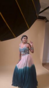 Shalu Shammu Instagram - Be You Gurl…!!! ♥️

Stylist : @nirmala__fashion_stylist 
VC : @jansiranilakshmibai (pattu)
Wearing : @lithas_boutique 
Dolled Up : @valarmathy692 
Studio : @ravalstudios 
Jewels : @chennai_jazz 

#shalushamu #shalushamuvlogs #photoshoot #reelitfeelit #poser #studiolife #beyourself #instagood