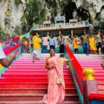 Shalu Shammu Instagram - Blessings From Lord Murugan in Malaysia during the Thaipusam tamil festival time. This place is called Batu Caves which is 10th hill of Lord Murugan 🙏. Very Blessed To Be Here 😇. Spl Tnx to MK, Vijayan Sir & Karumbu Anna for helping me there ♥️. Wearing : @aks_le_couturier #shalushamu #shalushamuvlogs #malaysia #kualalumpur #batucaves #murugan #temple #thaipusam #special #tamilfestival Batu Caves Murugan Temple Malaysia