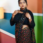 Shalu Shammu Instagram - Fancy Going 🔺 #shalushamu #shalushamuvlogs #sareelove #indowestern #stylewithme #blackgirlmagic #bossbabe