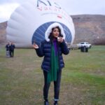 Sharanya Turadi Instagram - My “But coffee first please” moment right before I took my first ever hot air balloon over the beautiful terrains of Cappadoccia ☕ 😆 Thank you, @gtholidays.in, for checking one off my bucket list 😍 Comment if Hot air balloon is on your bucket list too 🙋‍♀️ #dreamsdocometrue ✨️ #travel #turkey #cappadocia #bucketlist #littlethingsinlife #makememories Cappadocia/Turkey