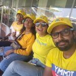 Sharanya Turadi Instagram - First times are always special and this one is super special to me! And the reason is THALA DHONI🔥 Watte mass moment it was to witness the man himself walking in with his bat onto the pitch and smash two sixes😍 Watching the match at the stadium with all the roaring at the Anbuden is truly an unrivaled experience 🦁💛 Match thotutom, but Thalaya paatachu, enakithu pothum 🙈😍 #csk #dhoniforever #thaladhoni