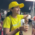 Sharanya Turadi Instagram - First times are always special and this one is super special to me! And the reason is THALA DHONI🔥 Watte mass moment it was to witness the man himself walking in with his bat onto the pitch and smash two sixes😍 Watching the match at the stadium with all the roaring at the Anbuden is truly an unrivaled experience 🦁💛 Match thotutom, but Thalaya paatachu, enakithu pothum 🙈😍 #csk #dhoniforever #thaladhoni