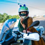 Sharanya Turadi Instagram - Weekend Ride polama? ❤️‍🔥🗯️ #sharanyaturadi #travelwithkanmani #travelblogger #biker #bikergirl #bmw #bmwg310gs #babydragon #chennaibikers