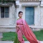 Sharmiela Mandre Instagram - Saree: six yards of sheer elegance. Saree : @sakhifashions Make up & Hair : @prashanthmakeover Jewellery: @kandalaahouseofjewellery Photographer: @divinephotography.in Rangasthala