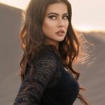 Sharmiela Mandre Instagram - All eyes 👀 ☆ ☆ ☆ Outfit : @eschelfashion Make up and hair : @vanz_creative Shot by : @vineethphotos #dubai #dubai🇦🇪 #dubailife #dubailifestyle