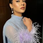 Sharmiela Mandre Instagram - Event ready here in Dubai ✨ Make up and hair by @sheetal_makeupandhair @zhaus_makeup_consultancy @makeoverbytahira @zeenatjaffer.official Outfit by @helenaarcollection @helenaarofficial #indianactress #dubai #dubaifashion #dubaiinstagram Burj Khalifa By Emaar