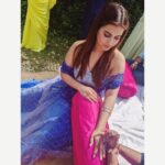 Sharmiela Mandre Instagram - Wearing a beautiful creation by @archithanarayanamofficial and earrings by @velvetboxby 💄 by @sanathoikhanganba #RohGotNicd Coorg