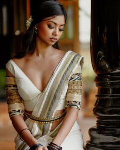 Shaun Romy Instagram - Felt sweet in this pulikali inspired look by @revathyjayanbabu 😻 
make up by @sija_rajan