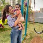 Shirin Kanchwala Instagram - Playtime with JiJi! . . . . . #TheBabyHaider #Baby #BabyBoy #BabyLove #BabyFace #CuteBaby #Kids #BabyFace #BabyPhotography #BabyBlog #BabyLife #JustBaby #AdorableBaby #CuteKids #CuteBoy #Cute #SweetBaby #MotherLove #FatherLove #Family #Kids #InstaKids #CoolBaby #CuteBabyBoys #MashaAllah #Alhumdolillah #Amantobillah #ShirinKanchwala #Garden #Swing #JiJi Mumbai, Maharashtra