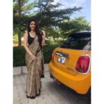 Shirin Kanchwala Instagram - Six yards of pure grace🖤 Chennai, India