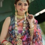 Shirin Kanchwala Instagram - I have enough Jwellery- Said no one ever! Makeup @kishoremakeupartist Hair stylist @viji_makeover Photography @karthiksrinivasan007 Designer @ddezino Jewellery @fineshinejewels Actress Pro @riyacast Chennai, India