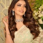Shirin Kanchwala Instagram - Far too glam to give a damn! MUA @kajolrpaswwan Jwellery @malkishjewels Outfit @white__maisondecouture Hair @hairbymeenasomani