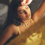 Shivani Rajashekar Instagram - Styled by @officialanahita Outfit: @varunchakkilam Jewellery: @adornablesbysonalimehra Pic: @infini8stories
