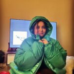 Shraddha Sharma Instagram - Never knew green could be so comfortable.💚 Jacket- @sparsharoraofficial lmao