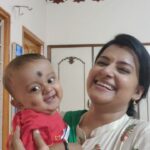 Shruthi Raj Instagram - TICKLING MOMENTS WITH CUTE LADOO🥰🥰🥰