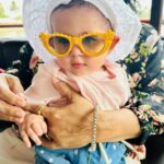 Shruti Ulfat Instagram - Happy happy birthday little darlin AYERA...happy 1 year in this big wide world ... you have brought so much happiness in our family.. you are truly a bundle of joy.. always laughing n full of energy...met you once when you were just 3 months old..have been watching ur pics n videos which ur ma sends (Moni, my niece). Sorry sweetheart could'nt make it for the parrrrtttyyyy but will see you soon...definately. happy beautiful day to Moni n Rohit and the family. @ashwerya @rohit.kathuria . Blessings n love from Bharti pardada, Ojasya mamu n myself. Love lots! Always n forever @ojasya_ulfat . . . #birthdaybaby #Ayera #1stbirthday #oneyearintheworld #happiness #joy #celebration #ashwerya #rohit #pama #mommy #daddy #love #❤️❤️❤️ #😘🎁🎊🎉🎈 #AYERA