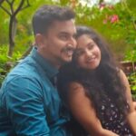 Shubha Poonja Instagram - @sumanth_mahabala_billava #chinnibomb ..... We both are very bad at remberring to take pics .. so we hardly have pics .. these are some nice pics for a change taken by my sister in law...