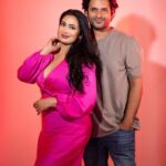 Shwetha Srivatsav Instagram - Everyday we continue to love each other more and more🫶🏼!! HAPPY ANNIVERSARY to us my LOVE @amith.srivatsav ❤️ (Thank you for this lovely click @chidu.ln_portraits 🤗!!)