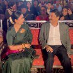 Shwetha Srivatsav Instagram - Was invited to be the chief guest alongside Mr. Byrathi Suresh, sir🙏🏽 - the Honorable Cabinet Minister (Urban Development and Town Planning), to inaugurate the grand 110th Dussehra Utasav Samvithi event. It was a splendid occasion, and I was delighted to be a part of it. I was pleasantly surprised to witness the simplicity and down-to-earth nature of Mr. Byrathi Suresh, sir who was a true pleasure to interact with. He mentioned that he admires my films and has watched most of them and it came as a pleasant surprise to discover that! I extend my gratitude to @soujanyaashok for the wonderful introduction and her skillful management of the event, particularly in keeping the audience engaged and entertained throught. Thank you all for your love and support, and I thoroughly enjoyed the event 😊🙏🏽!! #dasara #bengaluru #festivals