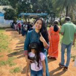 Shwetha Srivatsav Instagram - #vote #castyourvote #karnatakaassemblyelection2023