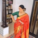 Shwetha Srivatsav Instagram - Am in this attire and how can I not dance for this trending track…. 💃🏻!! #trending #tumtum #dance #reels #shwethasrivatsav #happyfriday #weekend #dancechallenge