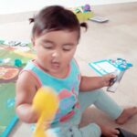 Shwetha Srivatsav Instagram - 👼🏼 #throwback #ashmithasrivatsav #darlingdaughter #funnyvideos #cute