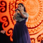 Sivaangi Krishnakumar Instagram - Last week this time ♥️ for #highonu1 Thankyou for the love and support ♥️ Styling @anushaa13 Outfit @savinidii_official Makeup @arupre_makeup_artist