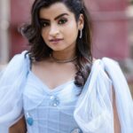 Sivaangi Krishnakumar Instagram - And the new era begins…..♥️ #cookwithcomali season 4 grand finale Wearing @gauriandnainika Outfit agent @datetheramp Styling @anushaa13 Makeup @arupre_makeup_artist Photos @raghul_raghupathy Edit @retouch_by_gokul
